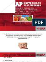 Clase 4 Manejo de Conducta Odontopediatria Uap Especialidad Clase 1