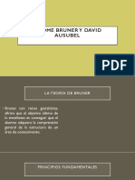 Jerome Bruner y David Ausubel