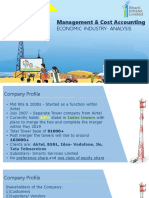 Management & Cost Accounting: Economic-Industry-Analysis