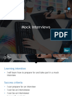 Mock Interviews Presentation