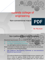 Nalanda College of Engineering: Non-Conventional Machining