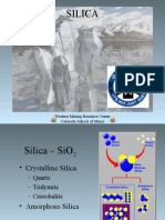 Silica: Western Mining Resource Center Colorado School of Mines