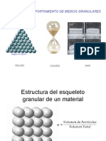 Estructura Esqueleto Granular de Un Material