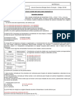 Gabarito Exercícios Metabolismo Energético PDF