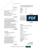 Revision Test Starter Unit