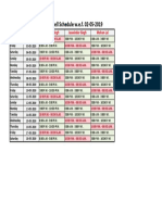 Complaint Cell Schedule NEW