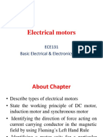 Electrical Motors: ECE131 Basic Electrical & Electronics Engg