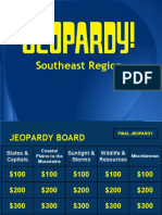 Southeast Region Jeopardy