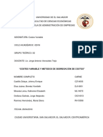 Informe Costeo Variable