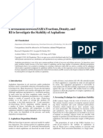 Research Article: Correlations Between SARA Fractions, Density, and RI To Investigate The Stability of Asphaltene