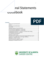 Personal Statement Guidebook PDF