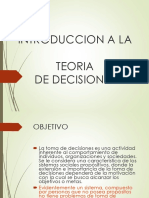 Teoría de Decisiones