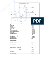 Structural Design of Settling Tank and Manhole