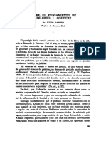 Sobre El Pensamiento de Eduardo Couture PDF