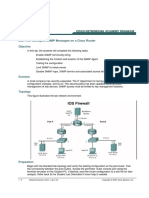 Lab 7.4.5 Configure SNMP Messages On A Cisco Router: Objective