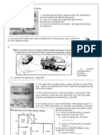 Atividades de Revisão Perimetro, Massa e Área