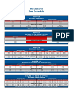 Posted Schedule Updated