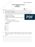 Computer Science Igcse Pre Release Task 2