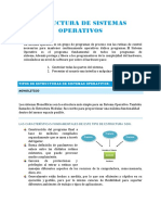 Estructura de Sistemas Operativos