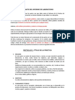 Formato Del Informe de Laboratorio