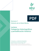 Categorías Historiográficas y Periodificación Complementaria