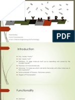 Introduction To Polymer Science