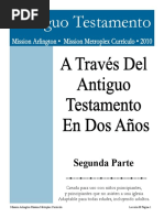 Antiguo Testamento: Segunda Parte