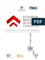 Estrategia Nacional de Empleo y Produccion PDF