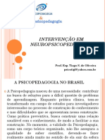 Slide - INTERVENÇÃO EM NEUROPSICOPEDAGOGIA