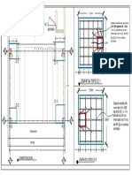 Plano Cimentacion de Una Casa Habitacion Cochera