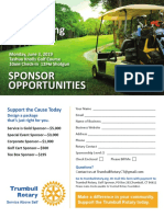 Trumbull Rotary 2019 Sponsor Opportunities