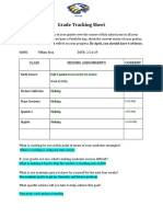 Tiffanys Grade Tracking Sheet