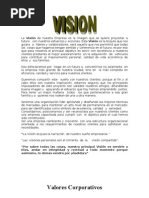 Mision y Vision Taxis