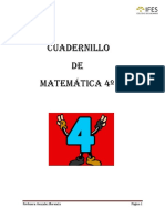 Cuadernillo de Matematica 4º B PDF