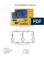 Experiment 17: Kirchhoff 'S Laws For Circuits