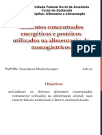 Aula 3 - Alimentos Concentrados Energéticos e Proteicos