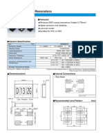 SMD Type Crystal Resonators: DSX321G