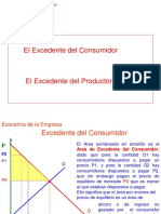 Excedente Del Consumidor y Productor