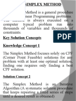 Simplex Method