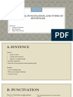 Sentence and Punctuation