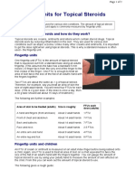 Eczema Finger Tip Units