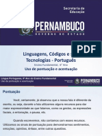 Uso de Pontuação e Acentuação