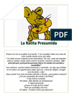 Resumen La Ratita Presumida