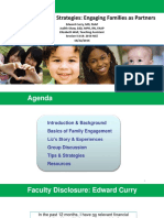 Innovative Practice Strategies: Engaging Families As Partners