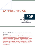 Prescripción