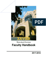 Faculty Handbook: X A V I E R