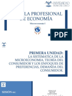 I-Sesion 01 - La Sistematica de La Microeconomía