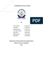 Field Report of Salt Range PDF