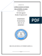 Law Relating To Promoters of A Company Duties and Liabilities-An Analysis