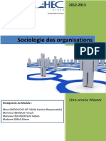 Cours Sociologie Des Organisations